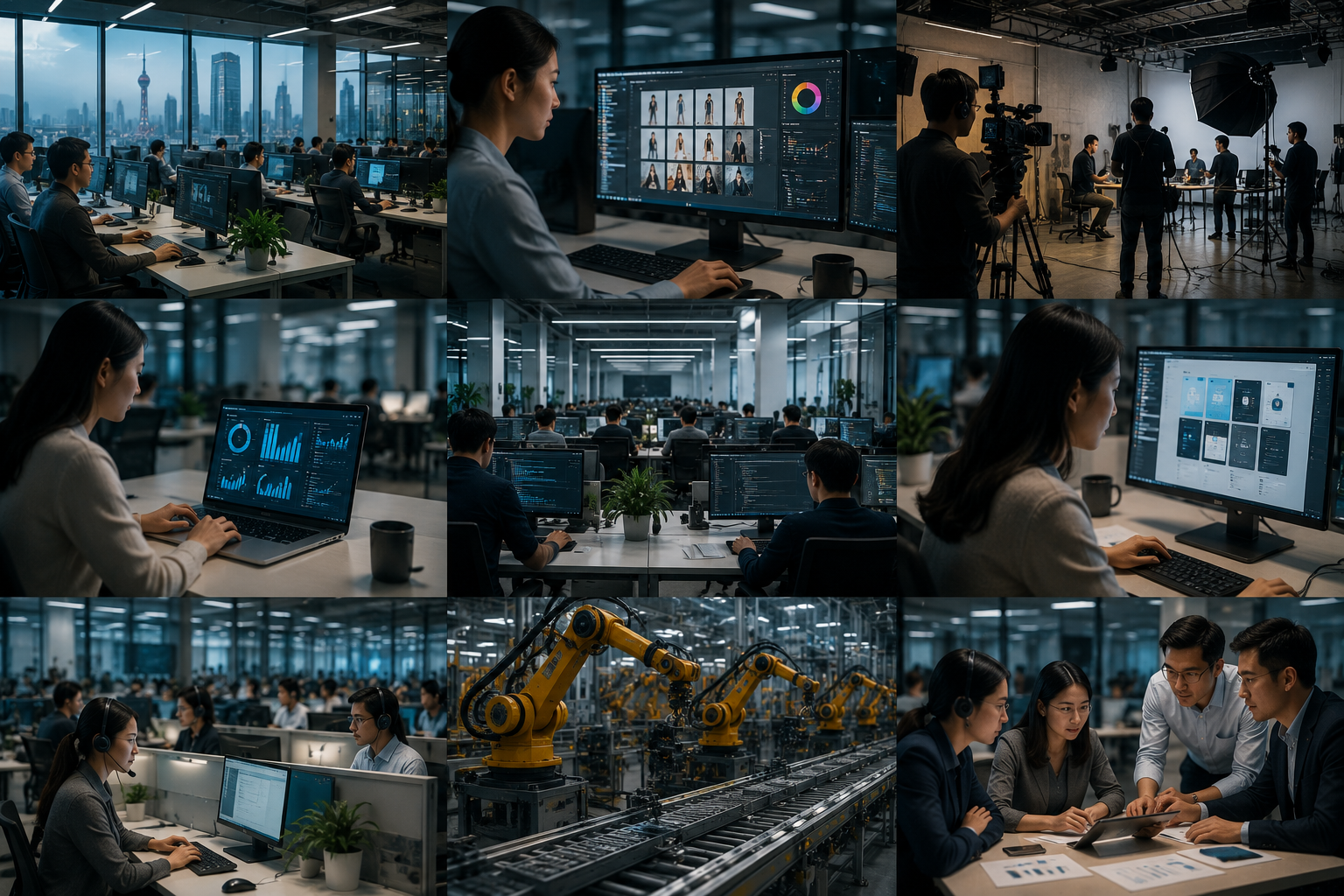 Transformación empresarial con inteligencia artificial: El agresivo modelo de China