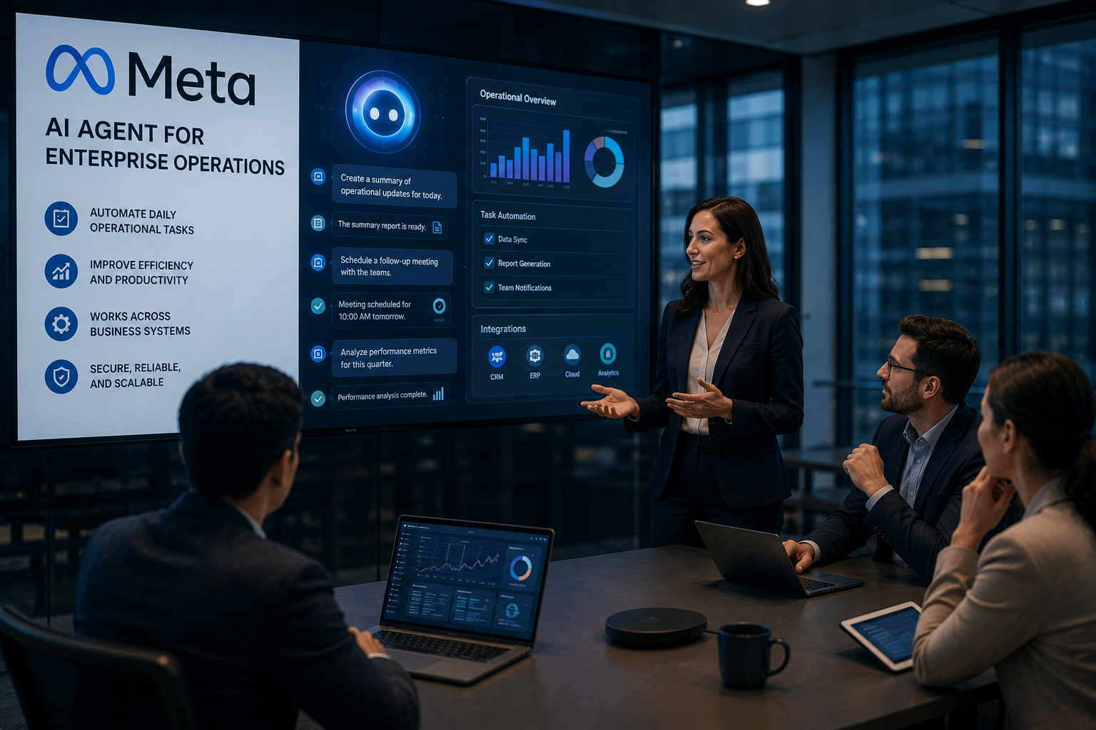 Meta inteligencia artificial corporativa: El fin de la era del consumidor