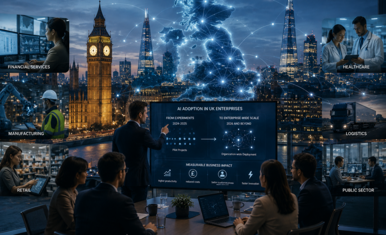 Escalar inteligencia artificial en empresas: El despliegue masivo del Reino Unido