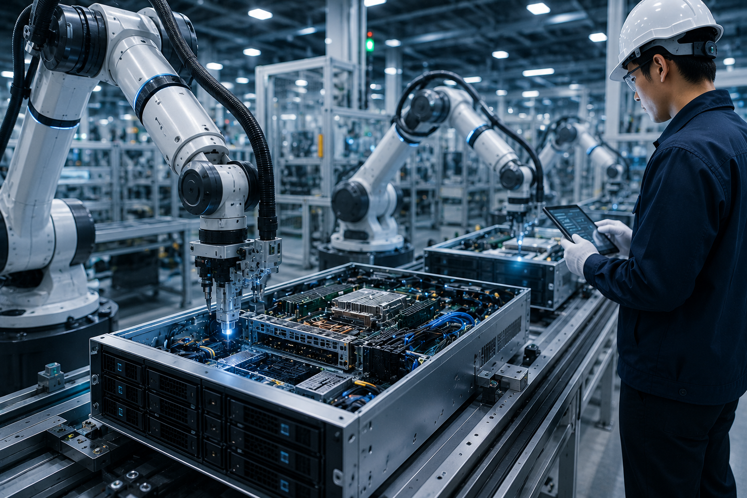 Automatización de manufactura con inteligencia artificial: La máquina que construye la máquina