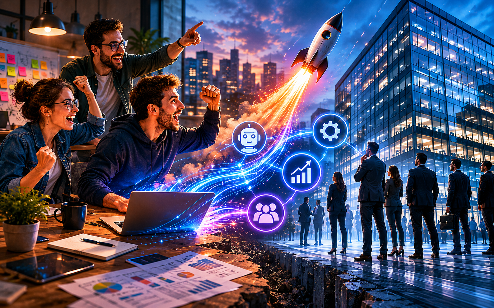 Inteligencia artificial para startups: Cómo automatizar procesos comerciales