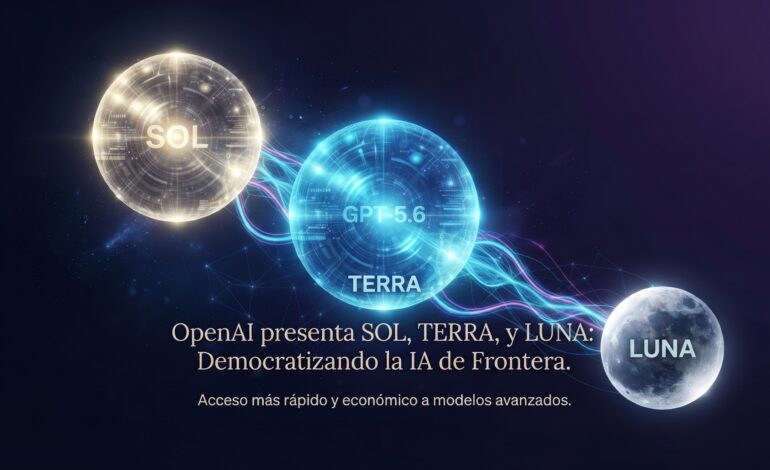 GPT-5.6: OpenAI lanza Sol, Terra y Luna y abarata la IA de frontera