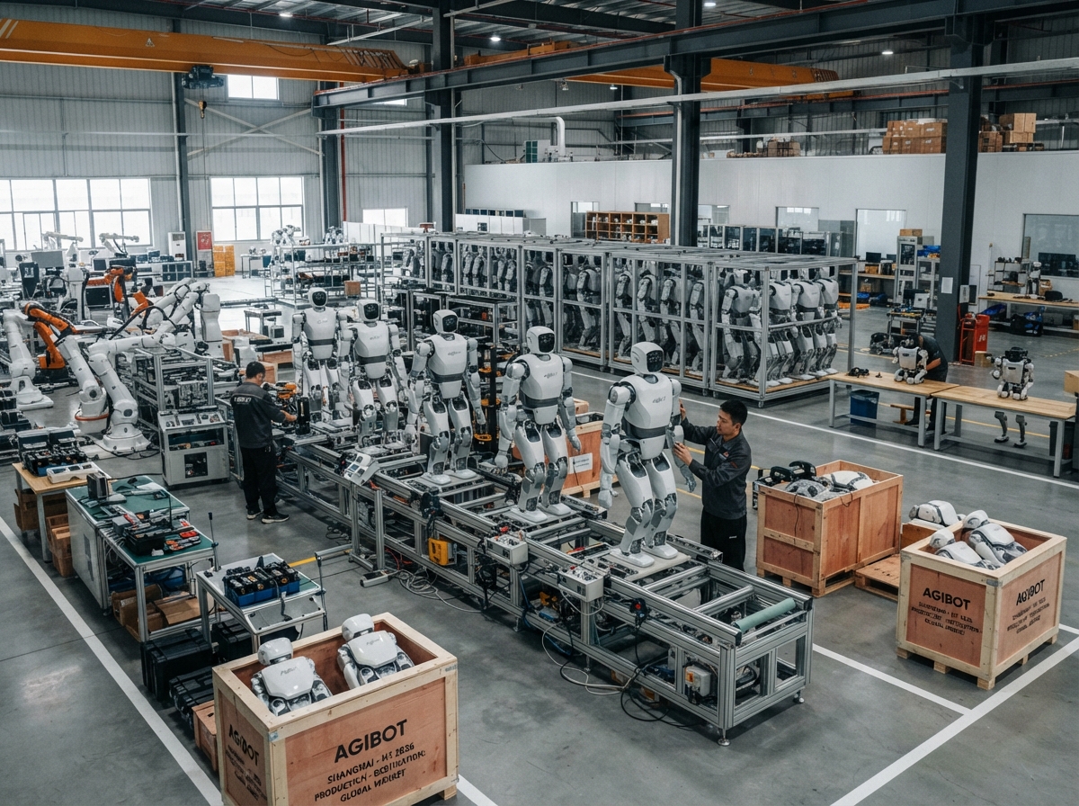 AgiBot supera a Unitree y se corona como el mayor fabricante de robots humanoides