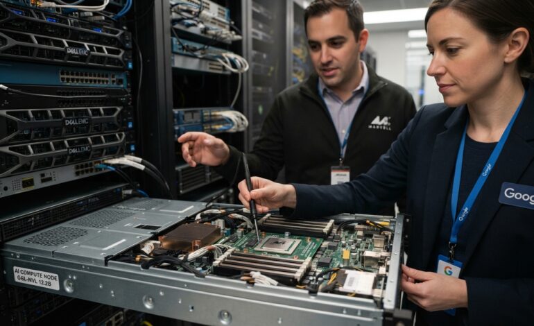 Google invierte hasta US$12.200 millones en Marvell: la apuesta por chips propios para IA se acelera