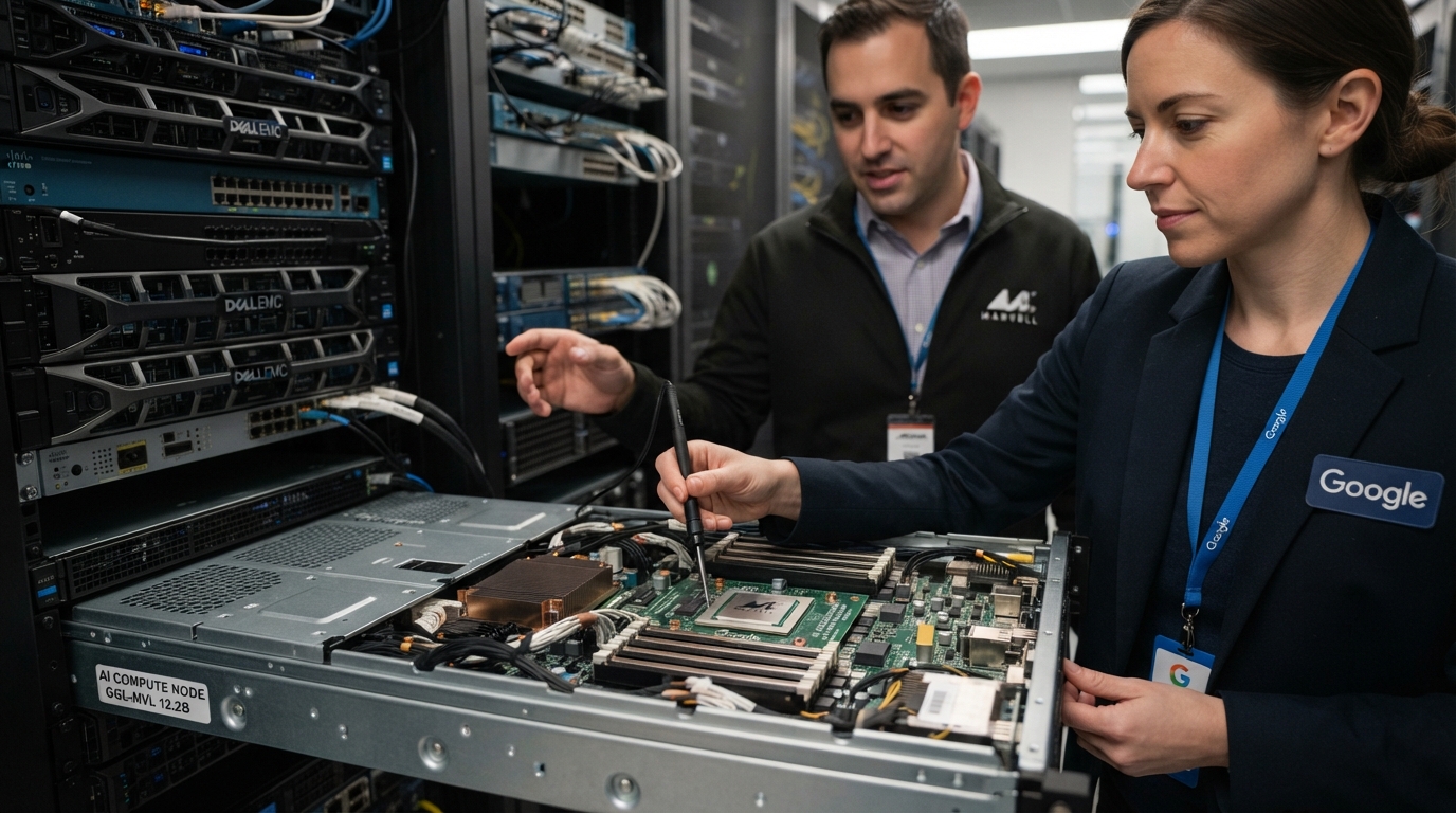Google invierte hasta US$12.200 millones en Marvell: la apuesta por chips propios para IA se acelera