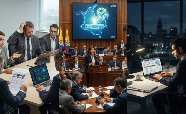 Las nuevas leyes de IA en LATAM 2026: Colombia avanza, Brasil titubea, Argentina legisla en el vacío
