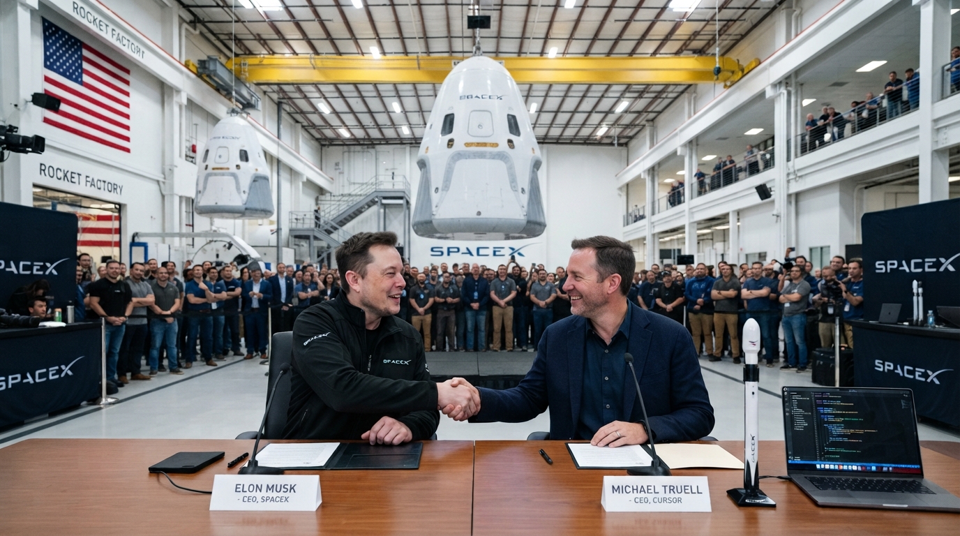 SpaceX cierra la compra de Cursor por US$60.000 millones: el asistente de código tiene nueva casa