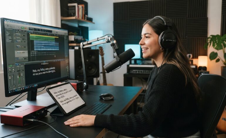 Cómo clonar tu voz en español con IA: guía paso a paso y qué plan necesitas