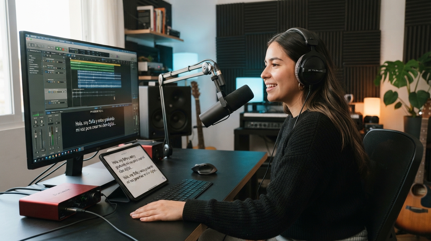 Cómo clonar tu voz en español con IA: guía paso a paso y qué plan necesitas