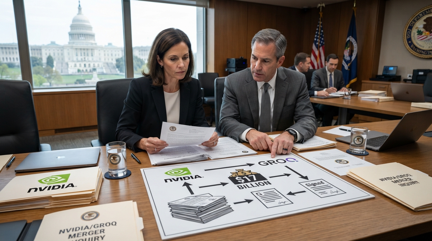 Acuerdo entre Nvidia y Groq: el DOJ investiga los US$17.000 millones