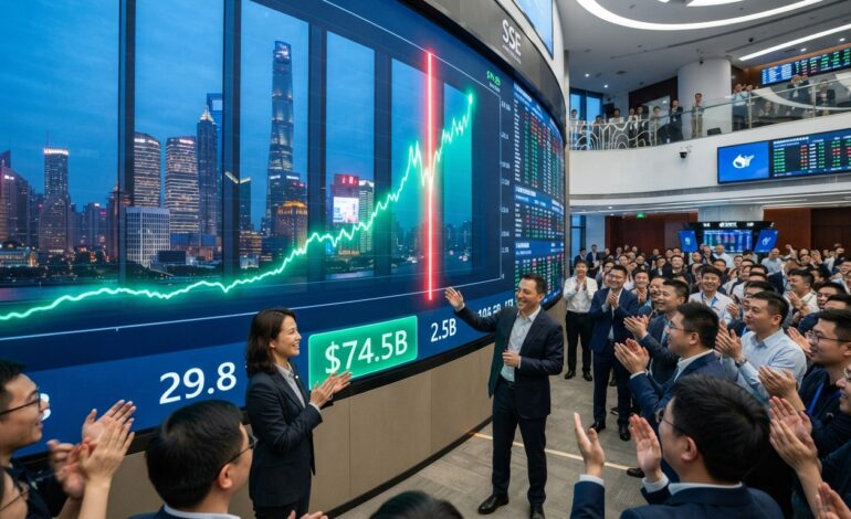 Salida a bolsa de DeepSeek: Shanghái y una valoración de US$74.500 millones