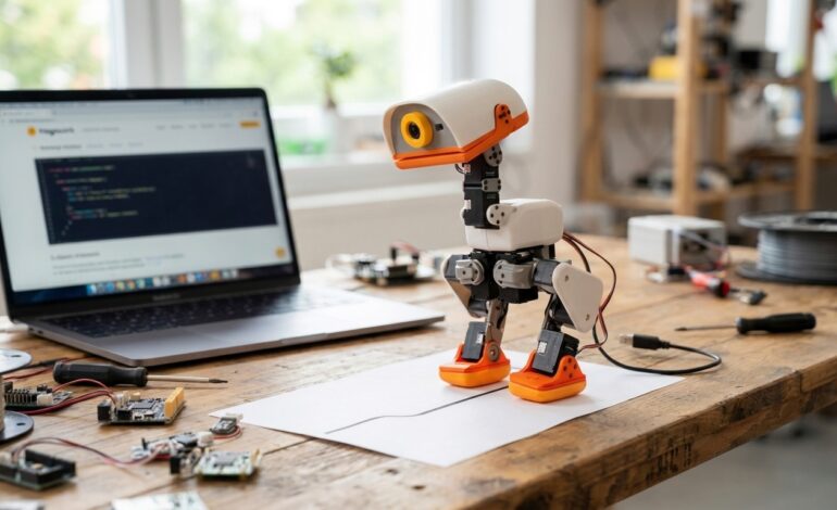 Microduck: el robot de US$399 con el que Hugging Face quiere abrir la robótica a cualquiera