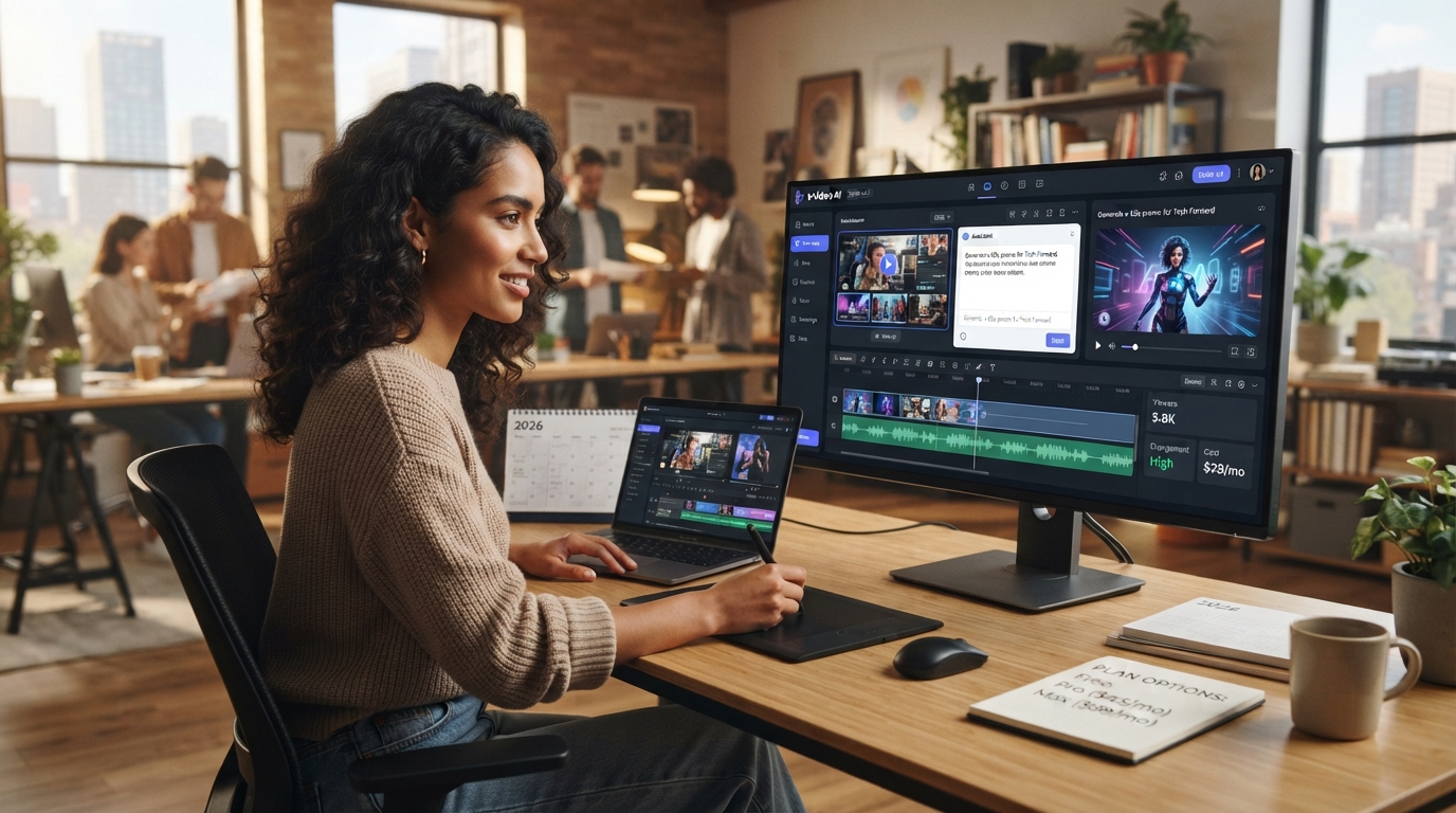 InVideo AI en 2026: precios reales, qué hace bien y para quién no sirve