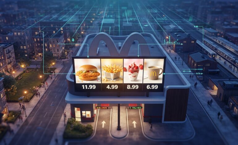 McDonald’s fija precios con IA según lo que cada zona pagaría