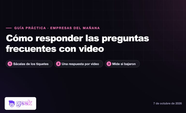 Cómo responder las preguntas frecuentes con video