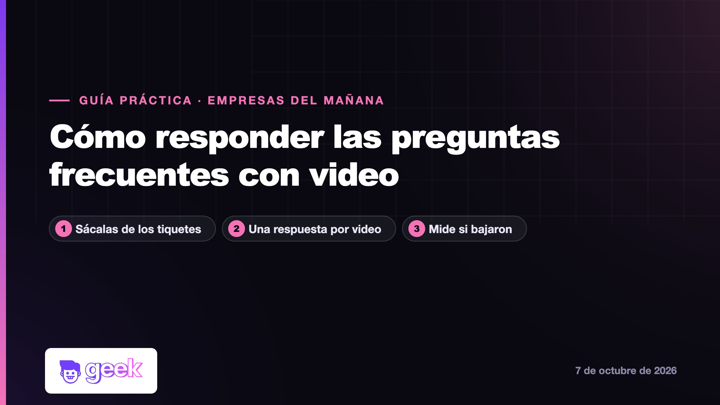 Cómo responder las preguntas frecuentes con video